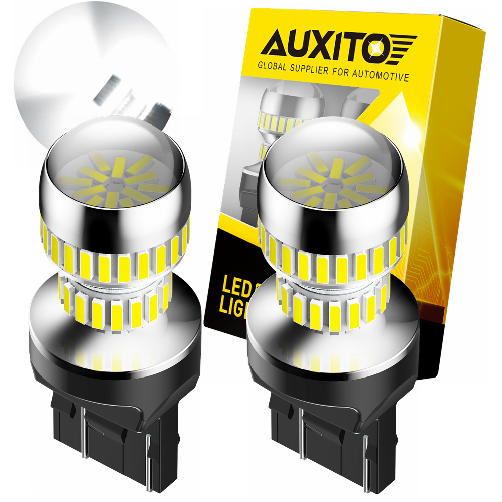 AUXITO 2Pcs 7443 7440 W21W LED  Canbus   T20 W21/5W WY21W DRL ڵ ְ    6000K   Ʈ